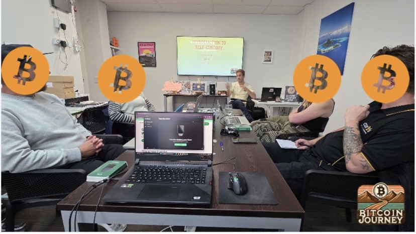 Self-custody training session
